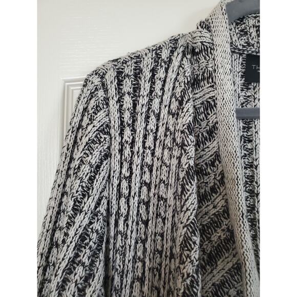 Thakoon Design Nation Gray Chunky Draped Wool Cardigan Sweater, Size Medium - Picture 3 of 11